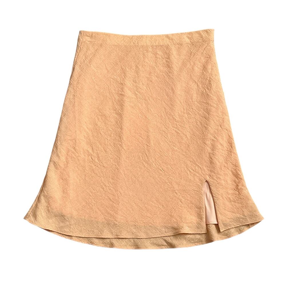 VICI Summer of Diane Womens Size XS Side Zip Peach A Line Mini Skirt NWT New